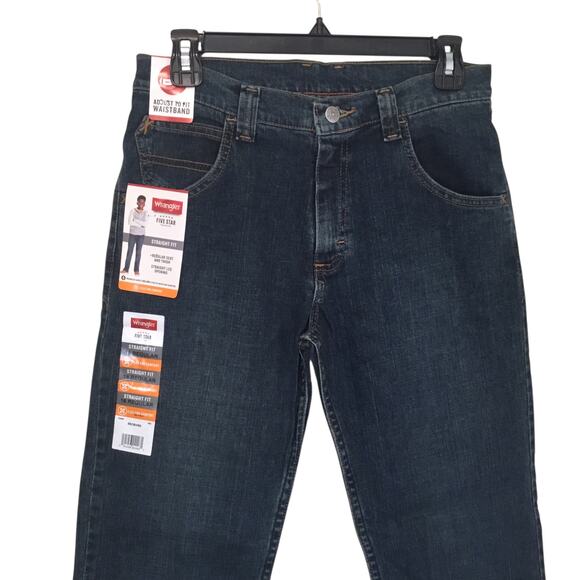 Wrangler Boys Regular Straight Fit Flex Jeans Size 16 NWT - Picture 3 of 7